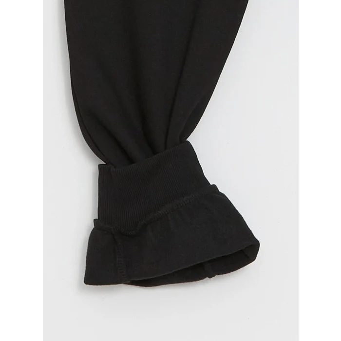 LCW Vision Siyah Beli Lastikli Kadın Kalın Jogger Eşofman Altı