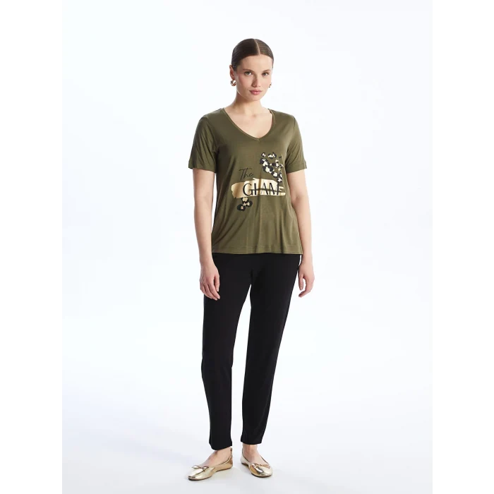 LCWAIKIKI Basic Siyah Beli Lastikli Kadın Eşofman Altı