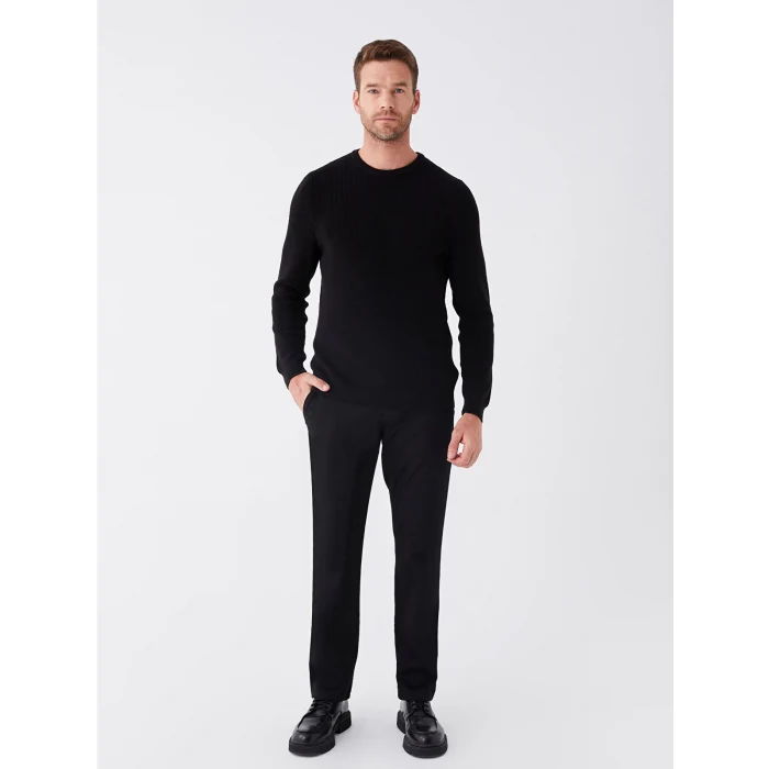 LCWAIKIKI Classic Siyah Standart Kalıp Erkek Chino Pantolon