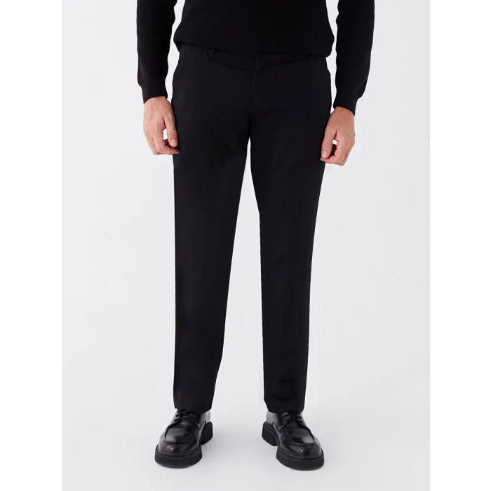LCWAIKIKI Classic Siyah Standart Kalıp Erkek Chino Pantolon