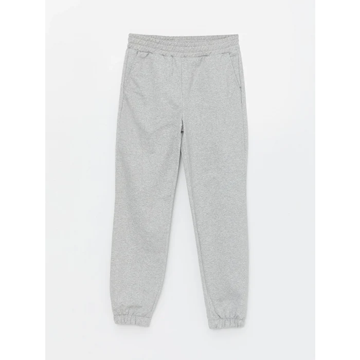 XSIDE Gri Kadın Beli Lastikli Düz Jogger Eşofman Altı