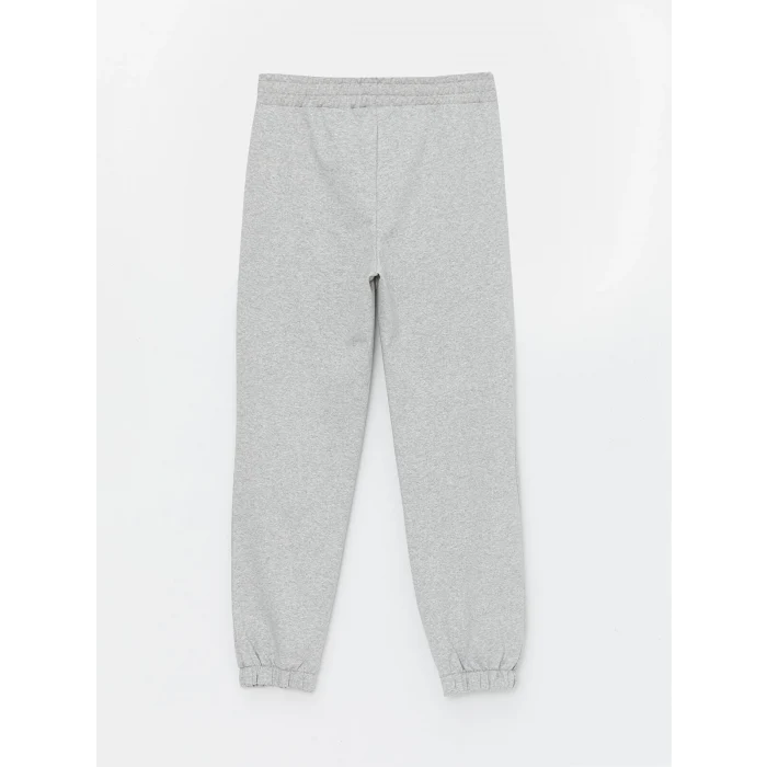 XSIDE Gri Kadın Beli Lastikli Düz Jogger Eşofman Altı