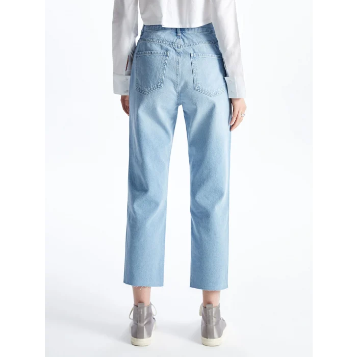 LCW Jeans Indigo Straight Fit Kadın Jean Pantolon