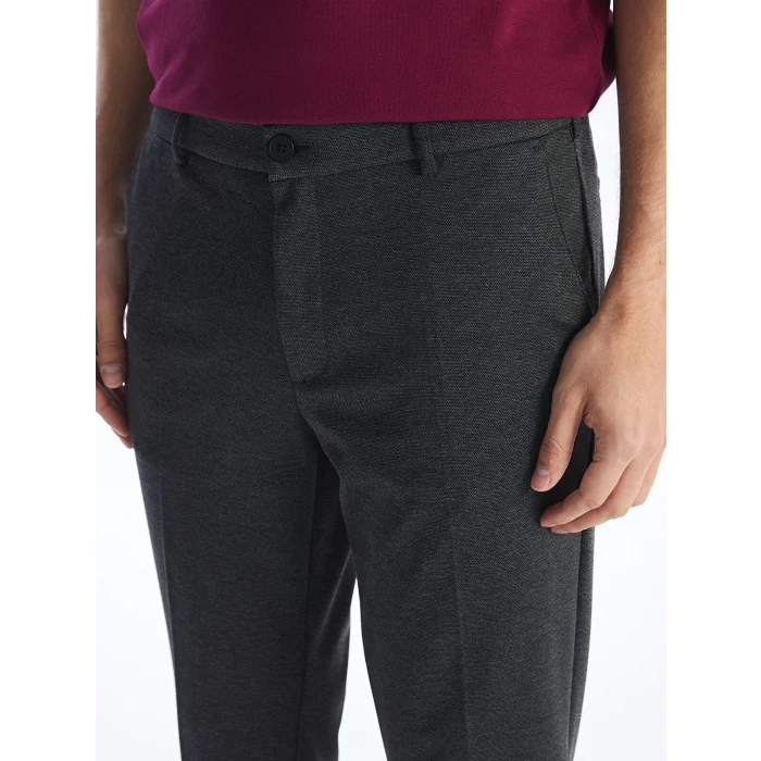 LCWAIKIKI Classic Antrasit Dar Kalıp Erkek Chino Pantolon