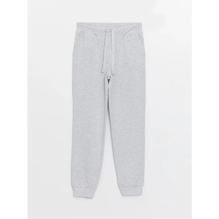 LCW Vision Gri Beli Lastikli Kadın Jogger Eşofman Altı