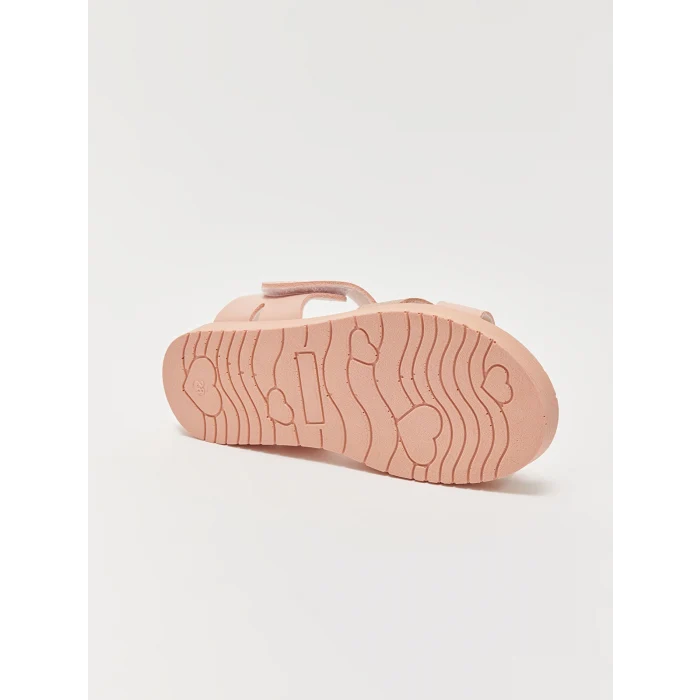LCW STEPS Pembe Baskılı Kız Çocuk Sandalet
