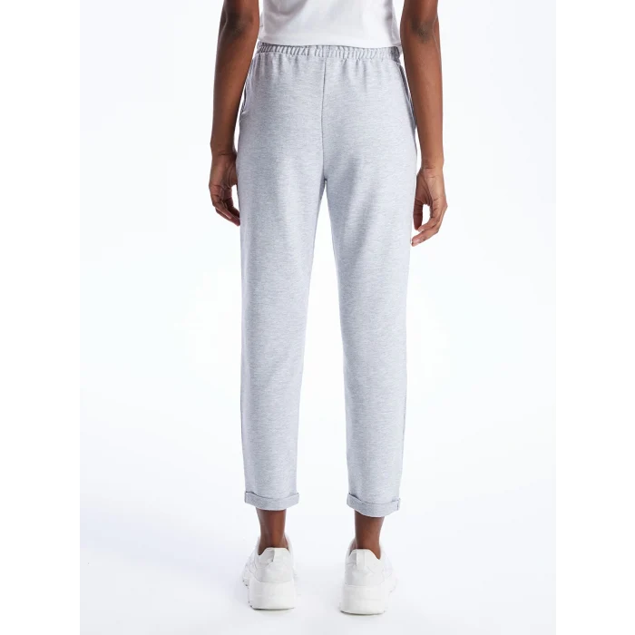 LCW Vision Gri Beli Lastikli Kadın Eşofman Altı