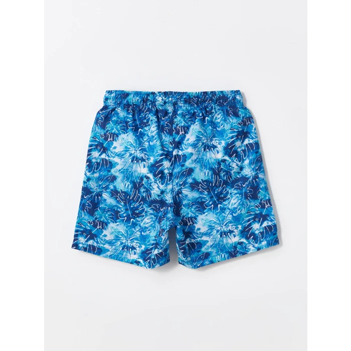 LCW Kids Mavi Bisiklet Yaka Erkek Çocuk Atlet ve Deniz Şortu