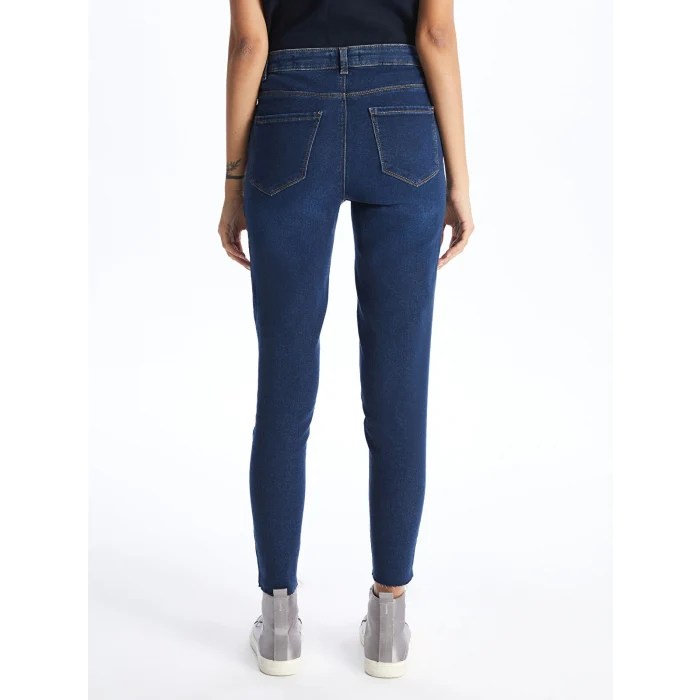 LCW Jeans Indigo Jüpiter Süper Skinny Fit Kadın Jean Pantolon