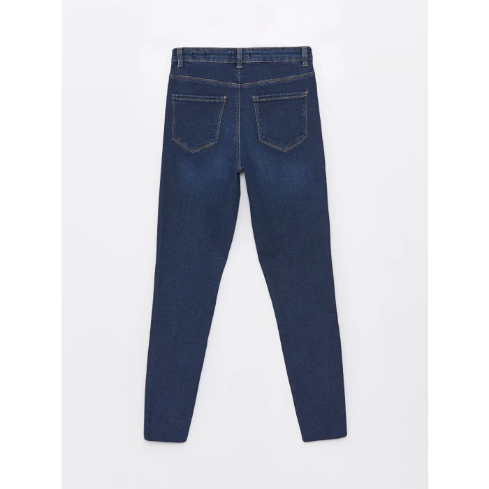 LCW Jeans Indigo Jüpiter Süper Skinny Fit Kadın Jean Pantolon