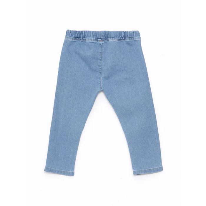 LCW baby Bej Bisiklet Yaka Kısa Kollu Erkek Bebek Tişört ve Pantolon 2li Takım