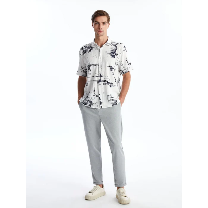 LCW Vision Gri Slim Fit Erkek Pantolon