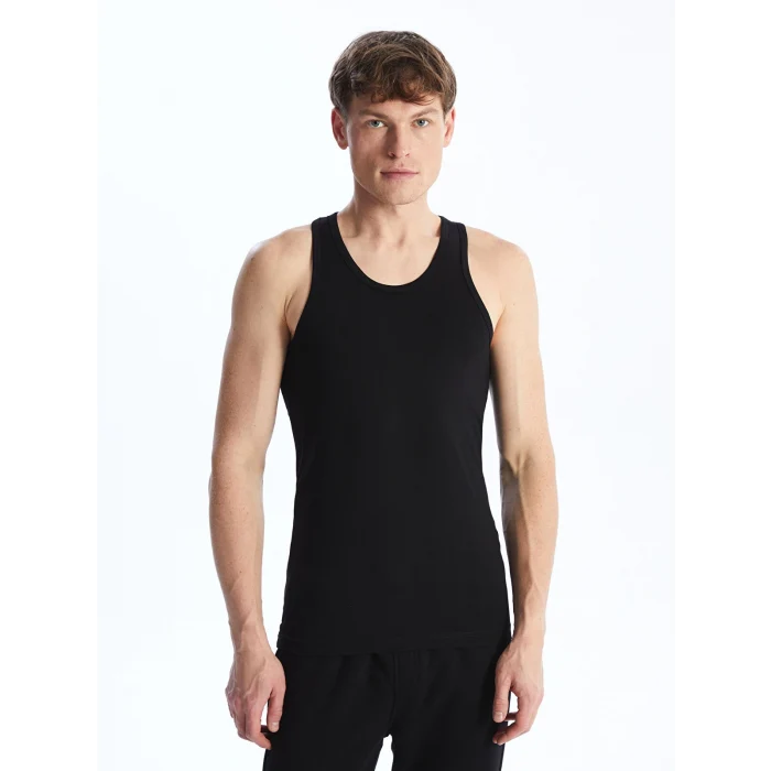 LC WAIKIKI Siyah U Yaka Penye Erkek Atlet 2li