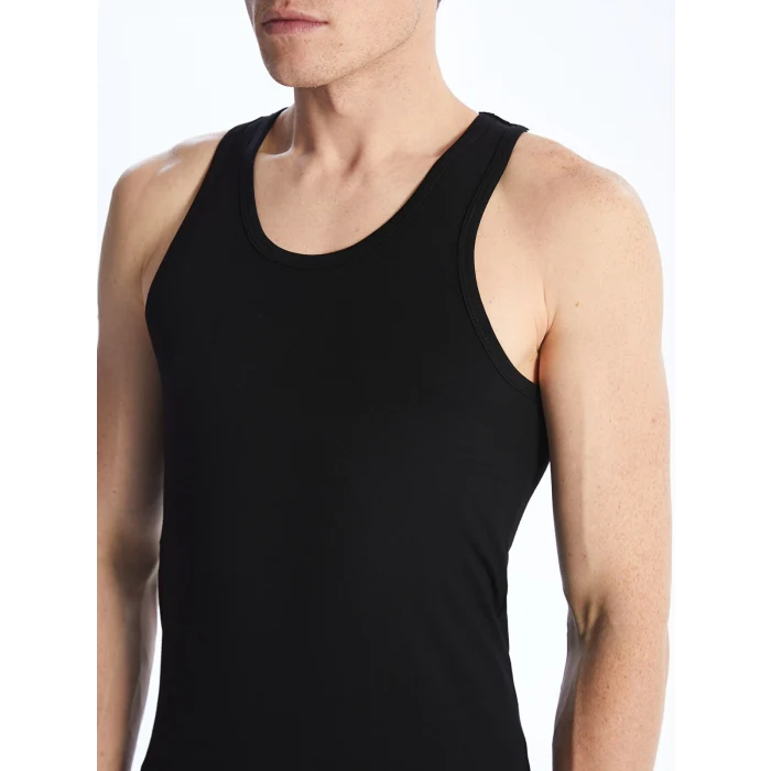 LC WAIKIKI Siyah U Yaka Penye Erkek Atlet 2li