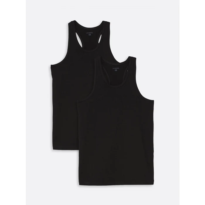 LC WAIKIKI Siyah U Yaka Penye Erkek Atlet 2li