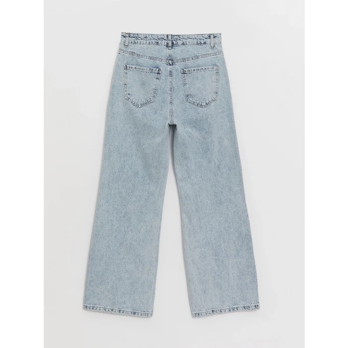 LCW Jeans Indigo Wideleg Kadın Jean Pantolon
