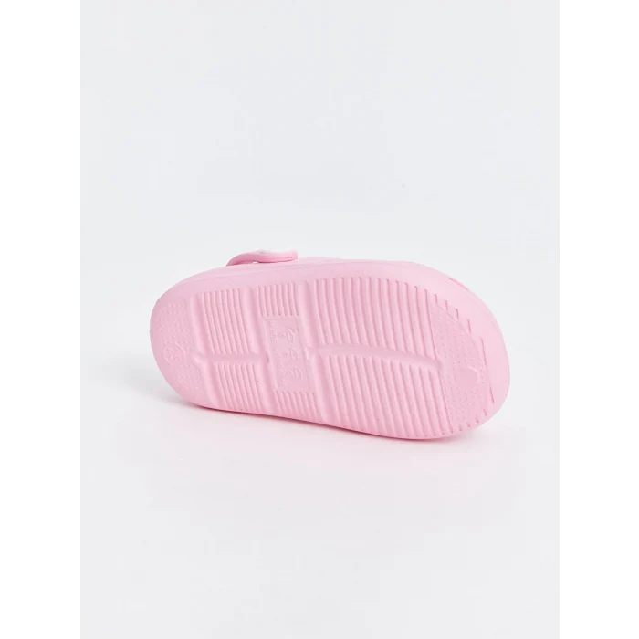 LCW STEPS Pembe Baskılı Kız Bebek Plaj Sandaleti
