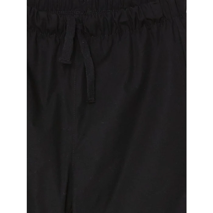 LCW Kids Siyah Rahat Kalıp Beli Lastikli Erkek Çocuk Jogger Pantolon