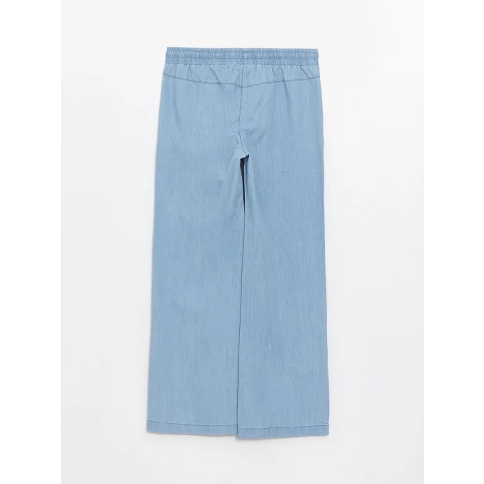 LCWAIKIKI Classic Bej Wideleg Kadın Jean Pantolon