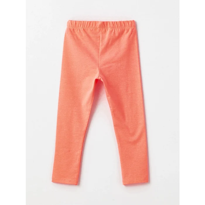 LCW Kids Karişik Bisiklet Yaka Kısa Kollu Çizgili Kız Bebek Tişört ve Tayt 2li Takım