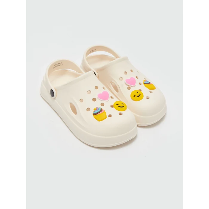 LCW STEPS Bej Baskılı Kadın Sandalet