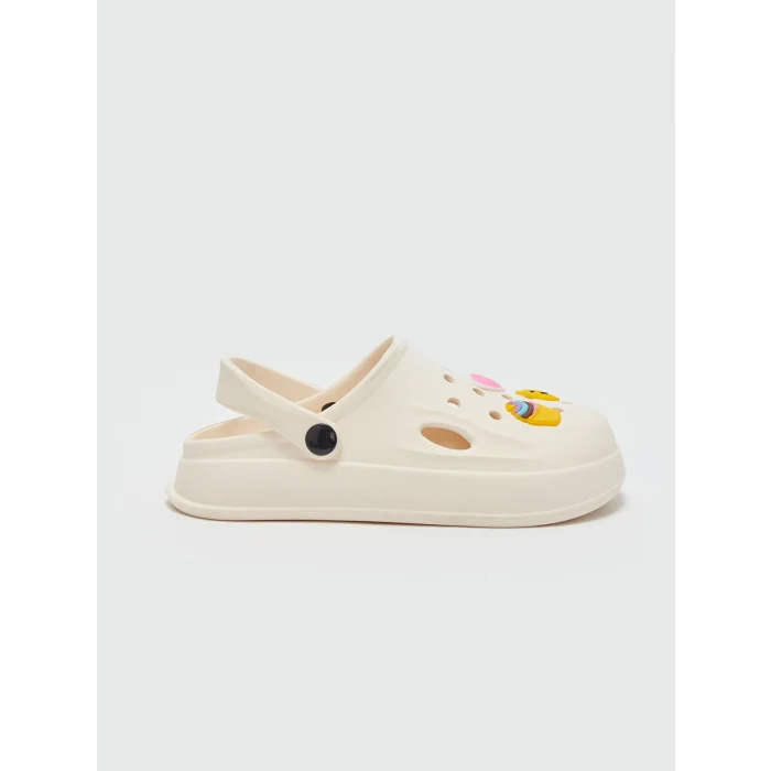 LCW STEPS Bej Baskılı Kadın Sandalet