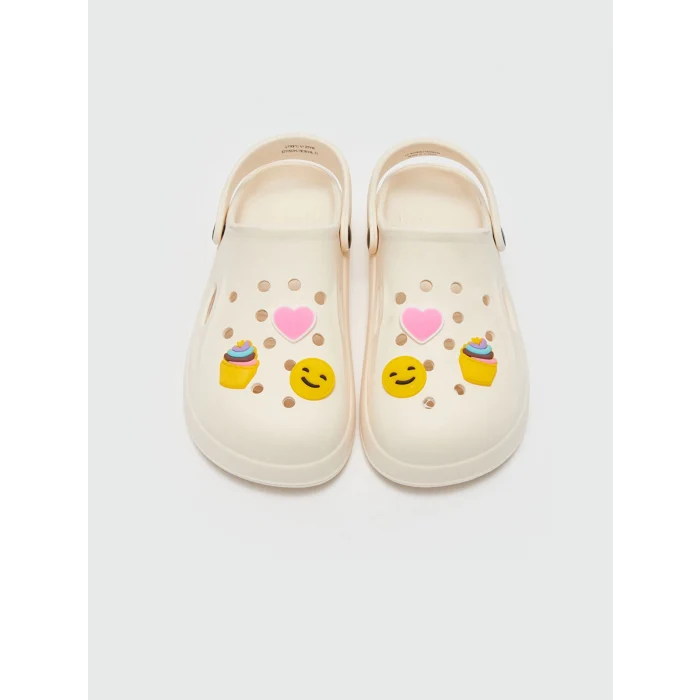 LCW STEPS Bej Baskılı Kadın Sandalet