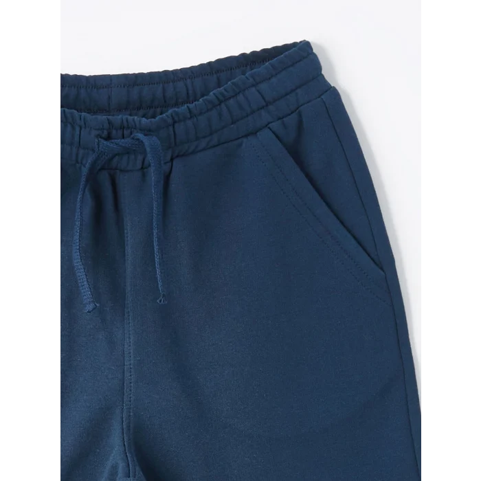 LCW Kids Ekru Bisiklet Yaka Baskılı Kısa Kollu Erkek Çocuk Tişört ve Şort