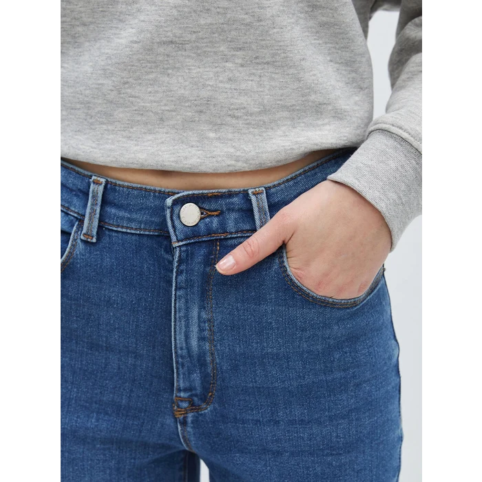 LCW Jeans Indigo Jüpiter Süper Skinny Fit Kadın Jean Pantolon