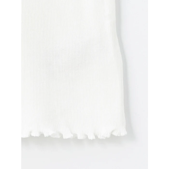 LCW Kids Ekru Bisiklet Yaka Kız Bebek Bluz ve Şort 2li Takım