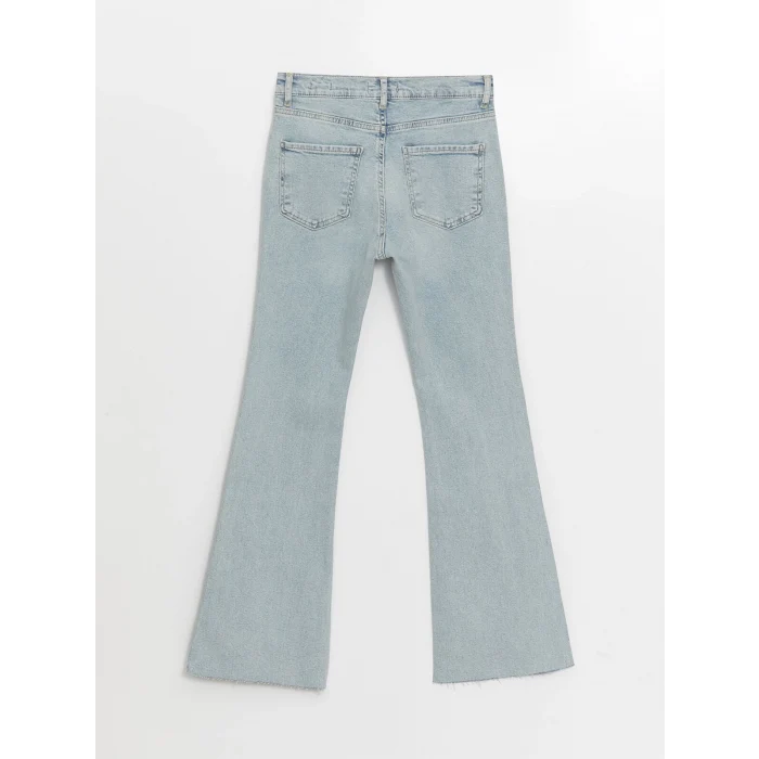 LCW Jeans Indigo Mars Flare Kadın Jean Pantolon