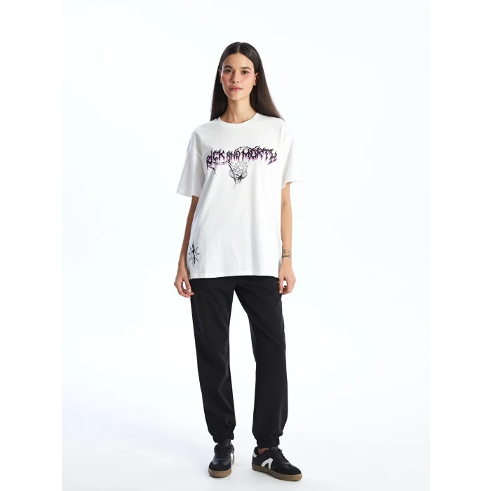 XSIDE Siyah Kadın Beli Lastikli Düz Jogger Eşofman Altı