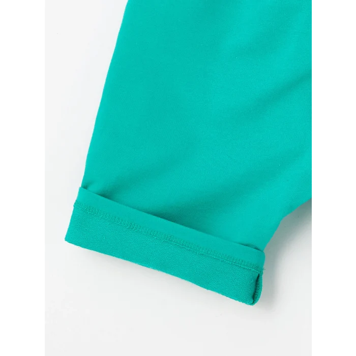 LCW Kids Ekru Bisiklet Yaka Kısa Kollu Baskılı Erkek Bebek Tişört ve Şort 2li Takım