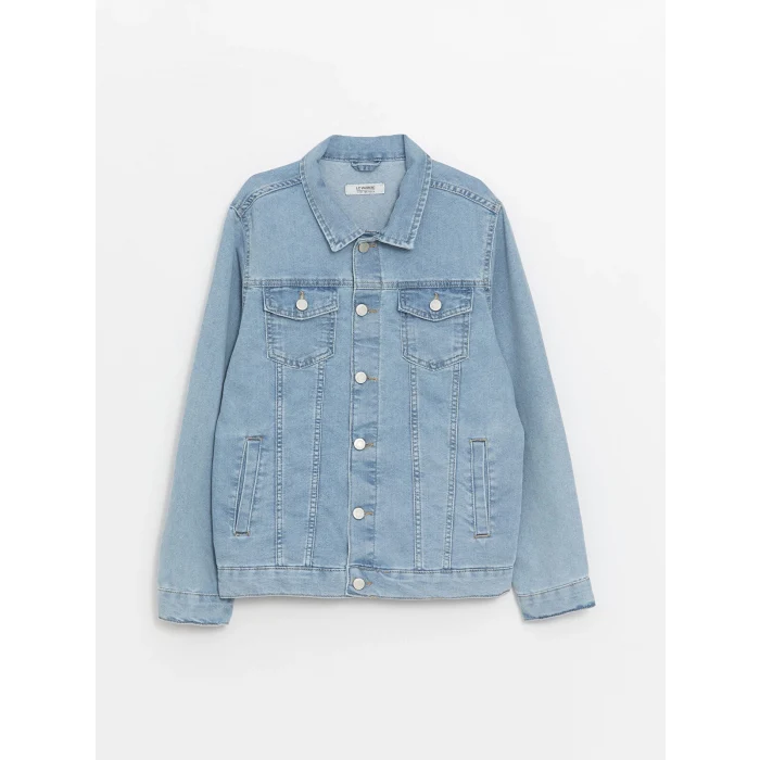 LCW Kids Indigo Okulun Favorisi Jean Ceket