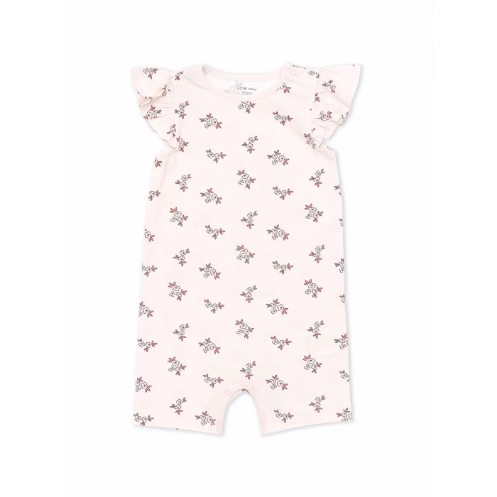 LCW baby Ekru Bisiklet Yaka Kız Bebek Tulum 2li