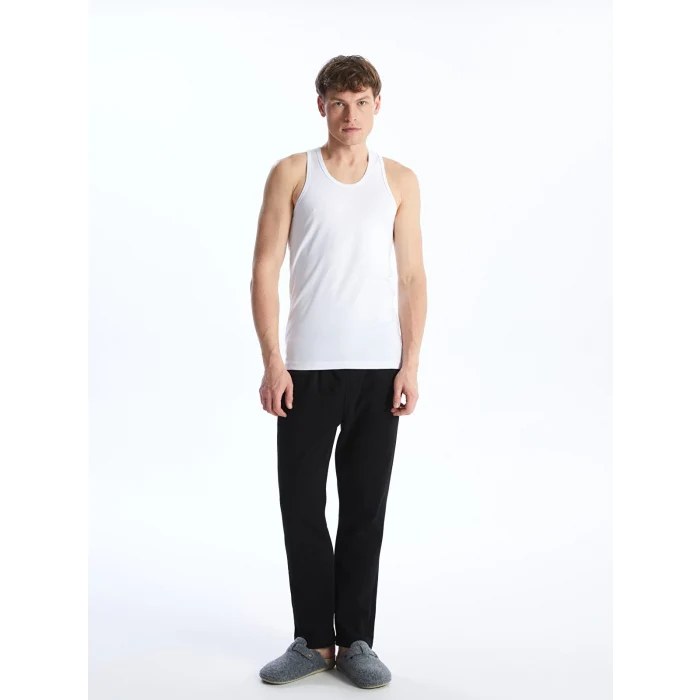 LC WAIKIKI Beyaz U Yaka Penye Erkek Atlet 2li