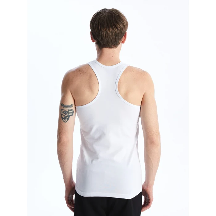 LC WAIKIKI Beyaz U Yaka Penye Erkek Atlet 2li