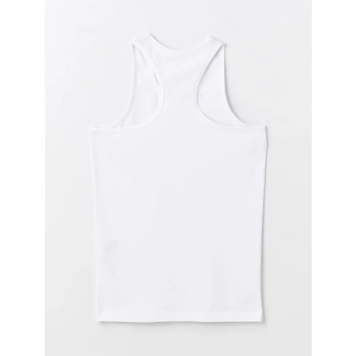 LC WAIKIKI Beyaz U Yaka Penye Erkek Atlet 2li