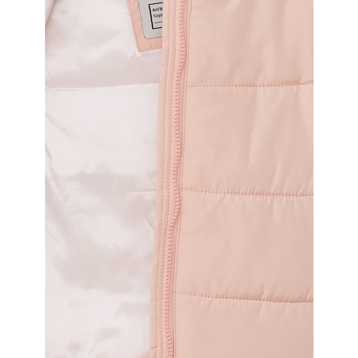 LCW Kids Pembe Kapüşonlu Kız Çocuk Şişme Yelek