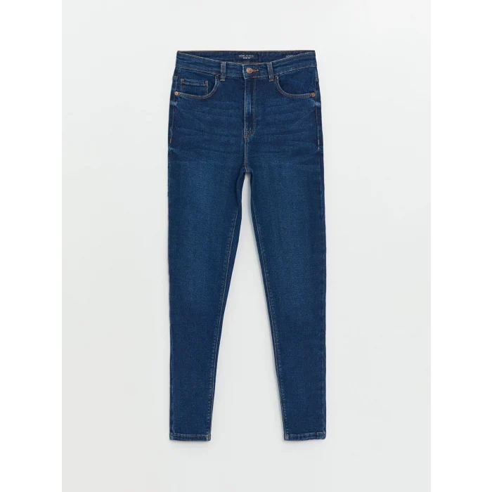 LCW Jeans Indigo Jüpiter Süper Skinny Fit Kadın Jean Pantolon