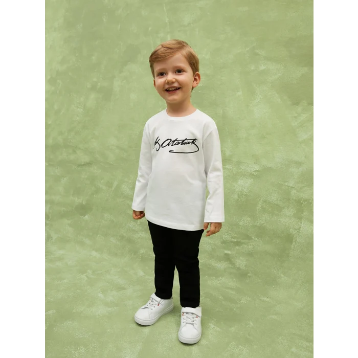 LCW Kids Siyah Basic Erkek Bebek Pantolon