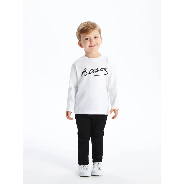 LCW Kids Siyah Basic Erkek Bebek Pantolon