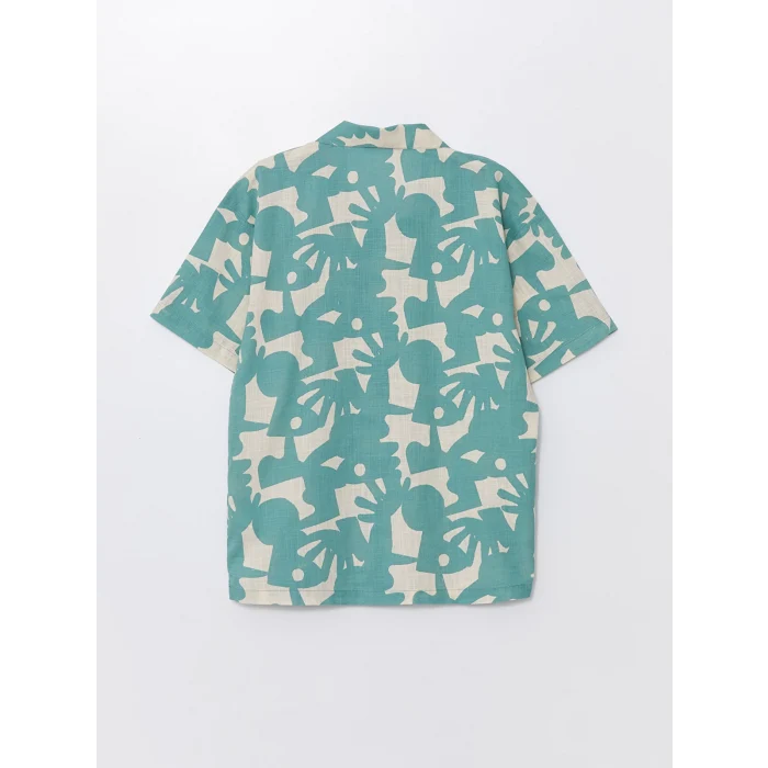 LCW Kids Yeşil Rahat Kalıp Erkek Çocuk Gömlek