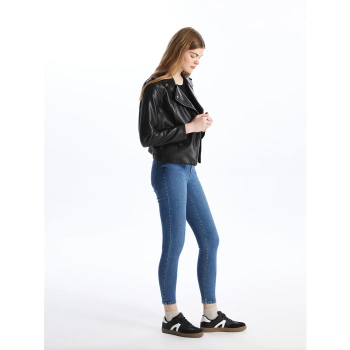 LCW Jeans Indigo Jüpiter Süper Skinny Fit Kadın Jean Pantolon