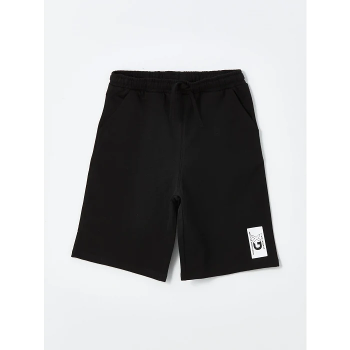 LCW Kids Beyaz Rahat Kalıp Erkek Çocuk Tişört ve Şort