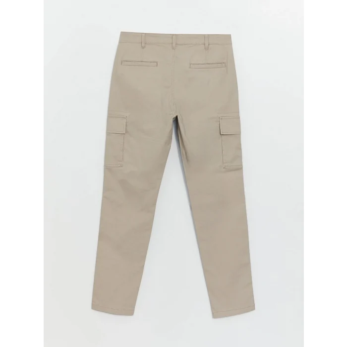 LCWAIKIKI Classic Bej Dar Kalıp Gabardin Erkek Chino Pantolon