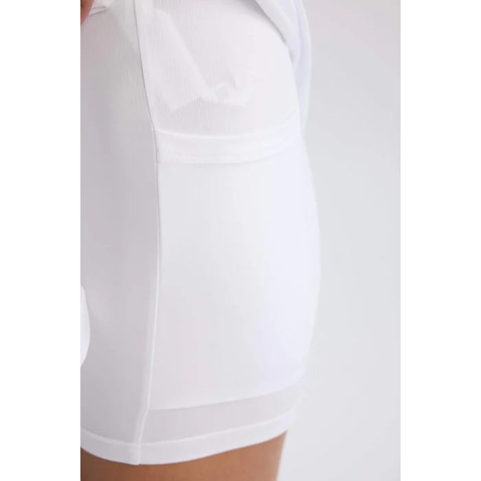 Defacto A2514 Beyaz DeFactoFit Sporcu İçi Taytlı Mini Tenis Eteği