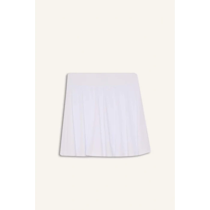 Defacto A2514 Beyaz DeFactoFit Sporcu İçi Taytlı Mini Tenis Eteği