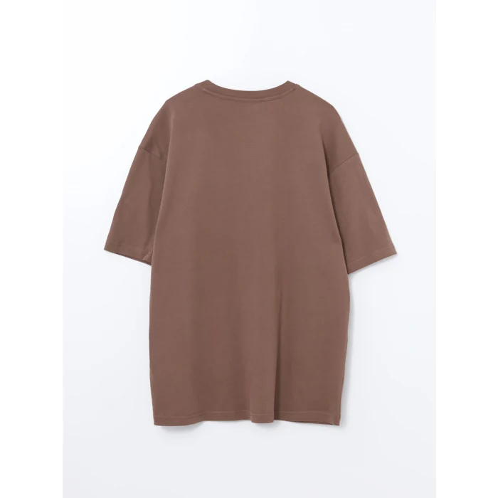 XSIDE Kahverengi Bisiklet Yaka Penye Erkek Tişört