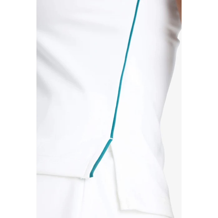 Defacto E4310 Beyaz DeFactoFit Standart Fit Polo Yaka Baskılı Sporcu Kısa Kollu Beyaz Tişört